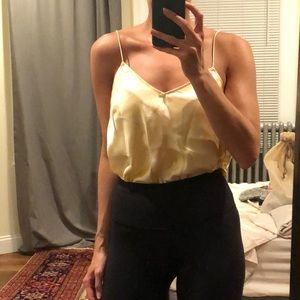 Paige soft yellow Cicely Cami - S